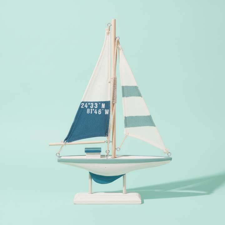 Segelschiff 20x4x30cm Kiefernholz - Kidis Art
