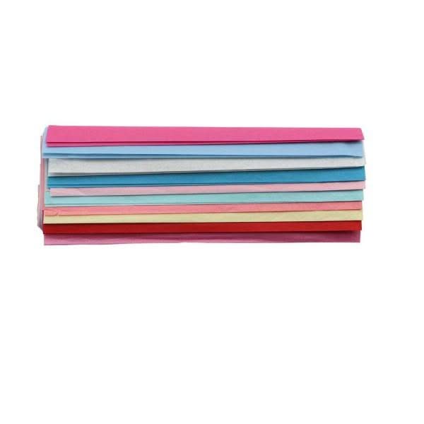 Seidenpapier 50x70cm 10 St matt, 10 versch. Farben - Kidis Art