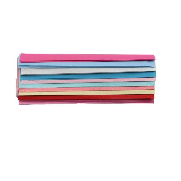 Seidenpapier 50x70cm 10 St matt, 10 versch. Farben - Kidis Art