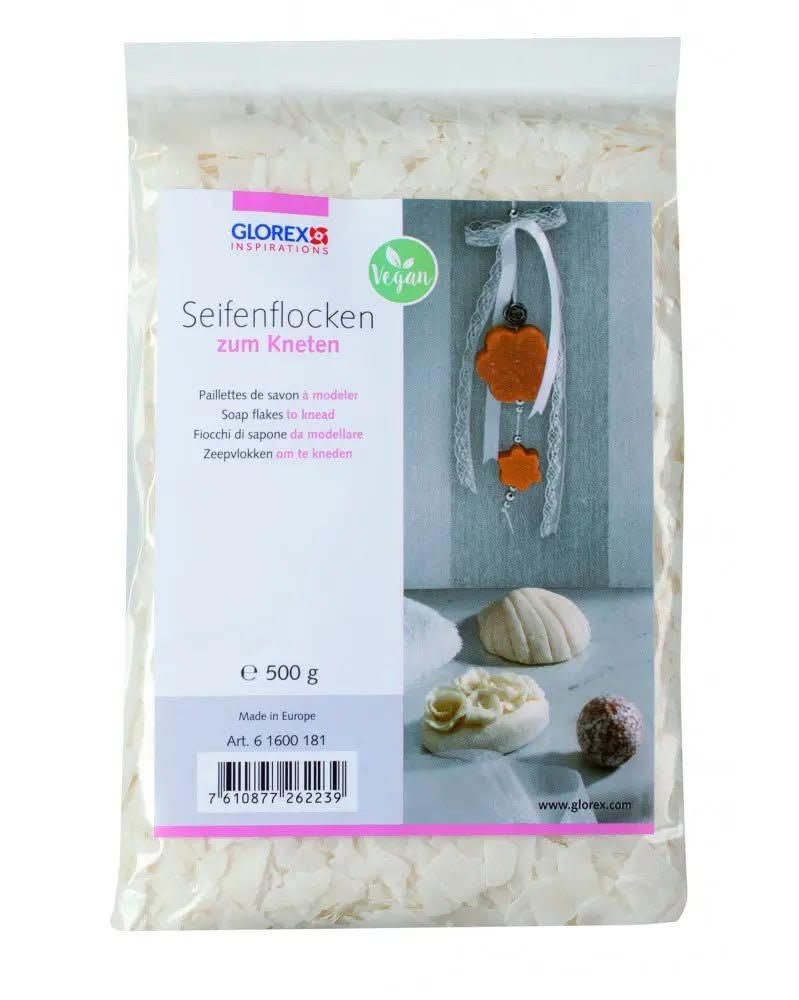 Seifenflocken zum Kneten weiss 500g - Kidis Art