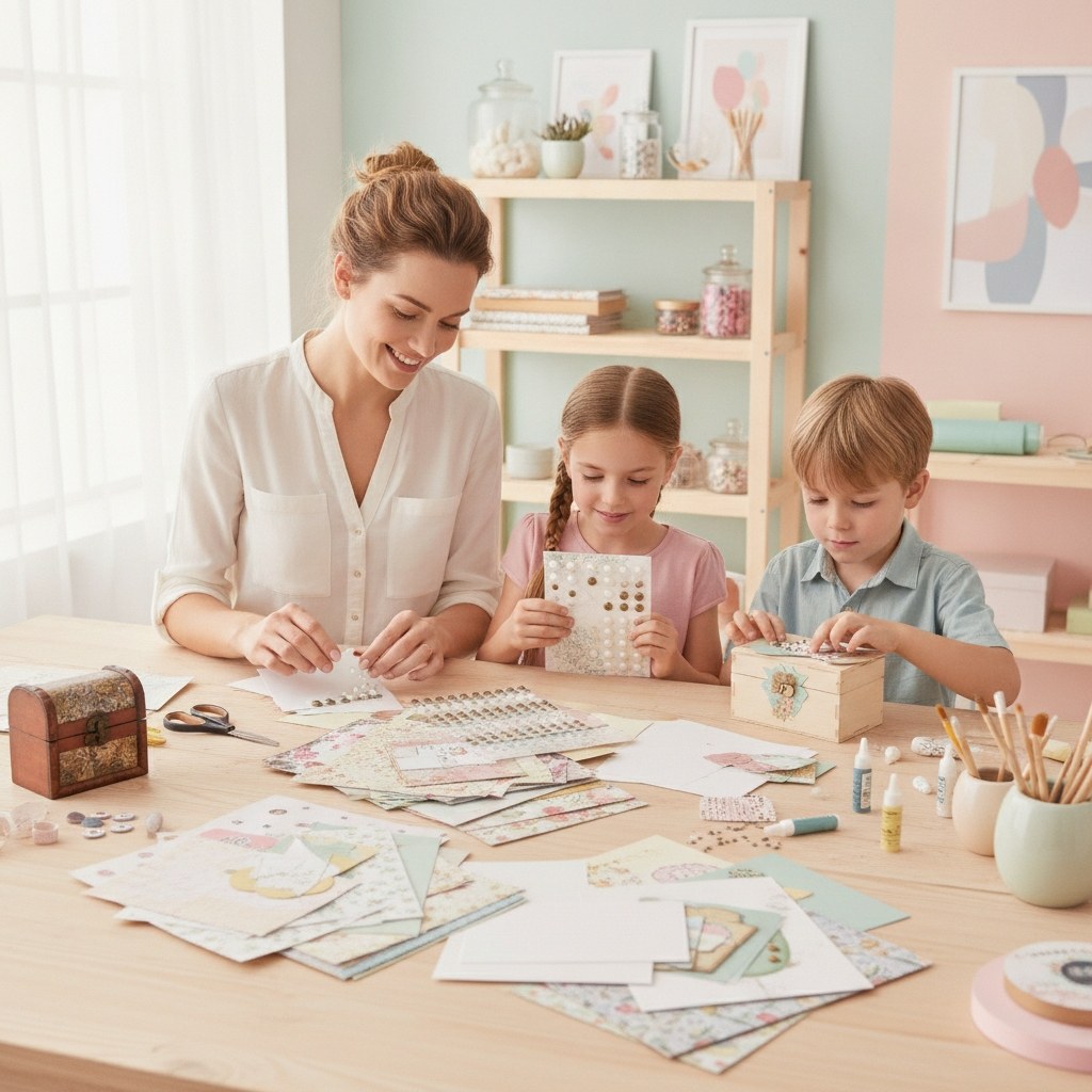 Selbstklebende Perlen Antikglanz 240 Stück Essentials - Kidis Art