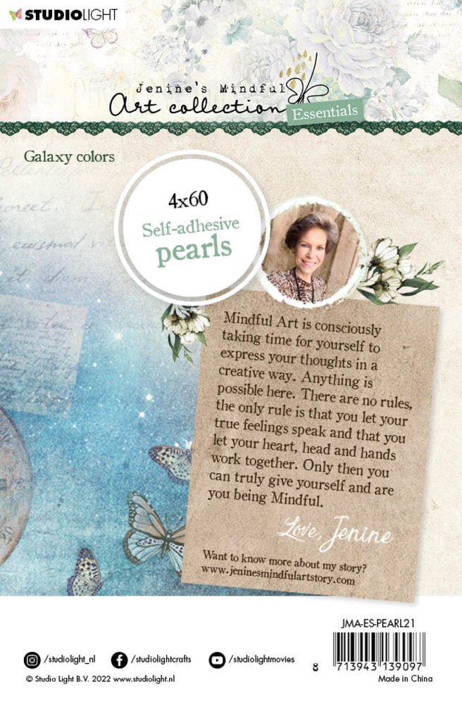 Selbstklebende Perlen Galaxy Farben 240 Stück Essentials - Kidis Art
