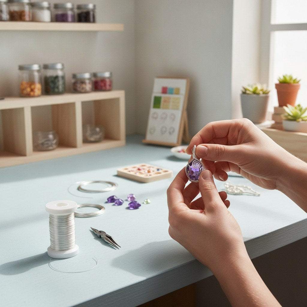 Silberdraht 0,25 mm auf Spule, feines Formmaterial für Schmuck und Floristik