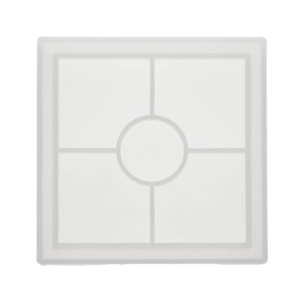 Silikon-Form Quadrat 10x10x1,8cm - Kidis Art