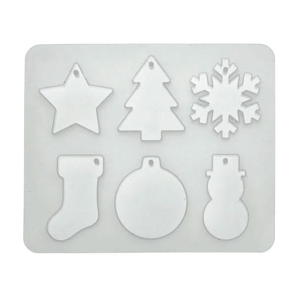 Silikon-Form Weihnachtsform 6tlg - Kidis Art