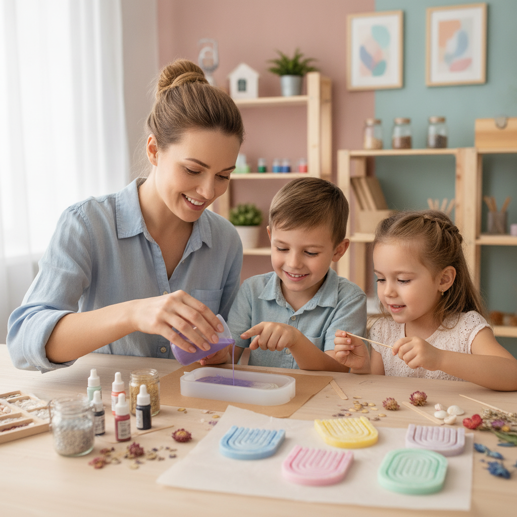 Silikon-Kerzengießform Bogen klein 12x6x3,7cm - Kidis Art