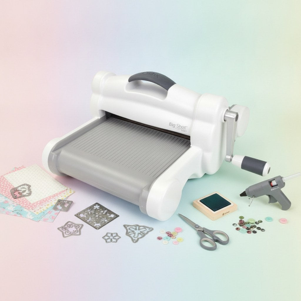 Sizzix Big Shot PLUS Machine Only weiss/grau - Kidis Art
