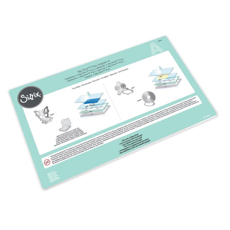 Sizzix Big Shot PLUS Machine Only weiss/grau - Kidis Art