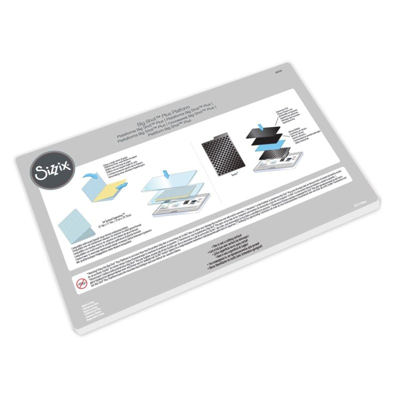 Sizzix Big Shot PLUS Machine Only weiss/grau - Kidis Art