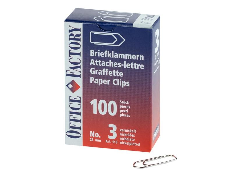 SMART Bueroklammern Grösse 3/28mm 100 Stück - Kidis Art