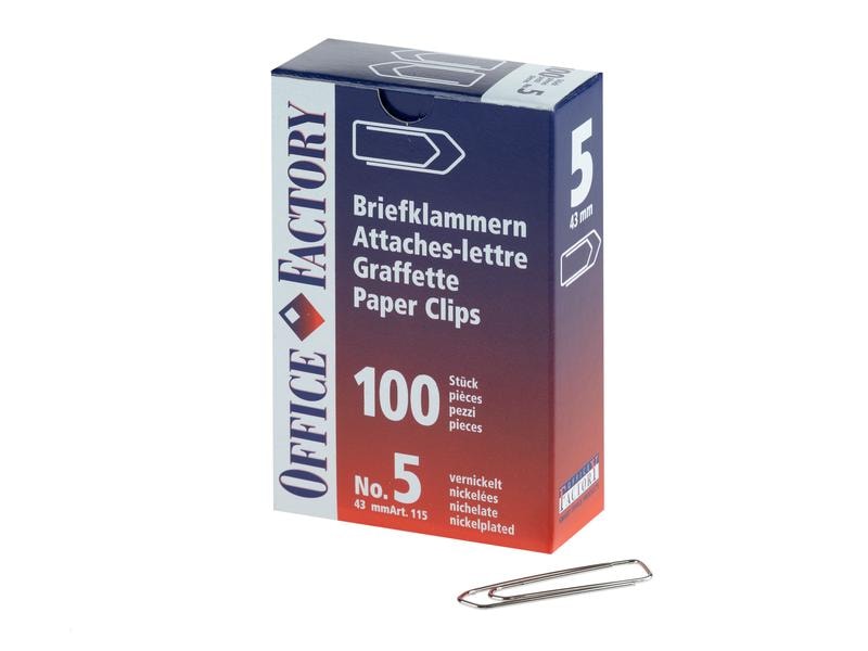 SMART Bueroklammern Grösser 5/43mm 100 Stück - Kidis Art