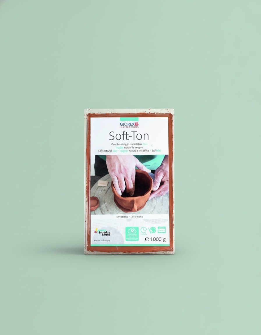 Soft-Ton terracotta 1000g - Kidis Art