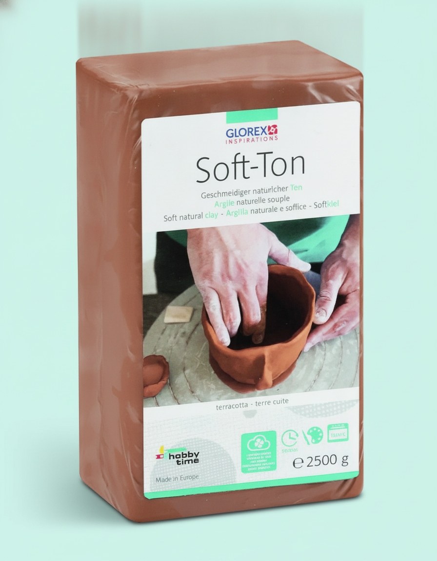 Soft-Ton terracotta 2500g - Kidis Art