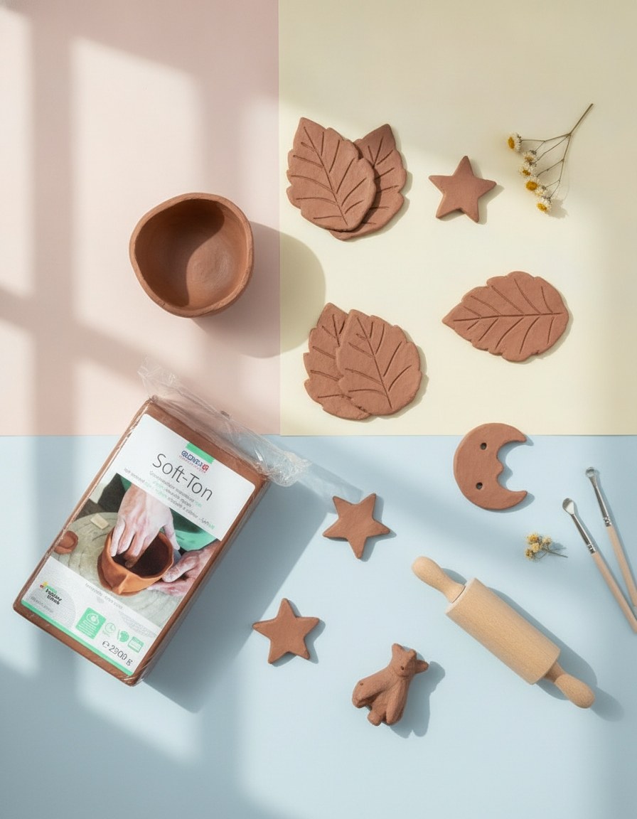 Soft-Ton terracotta 2500g - Kidis Art
