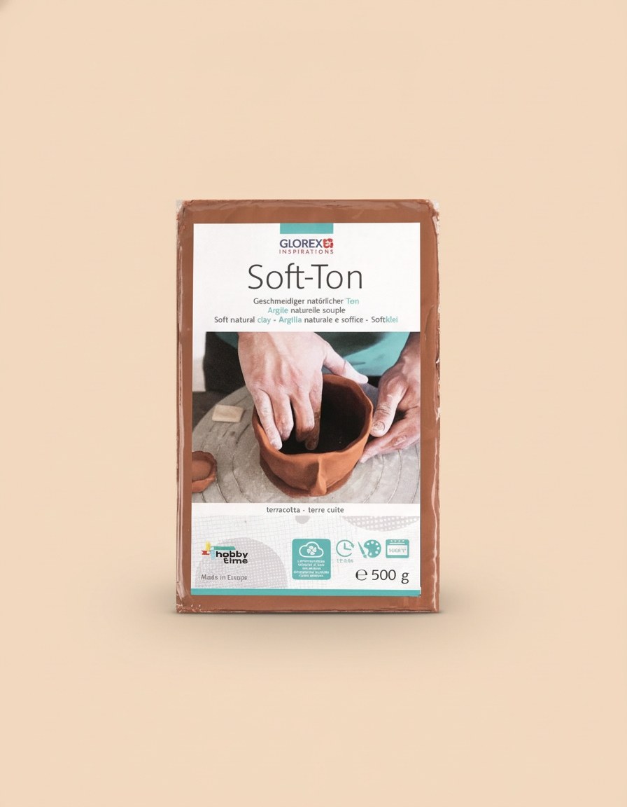 Soft-Ton terracotta 500g - Kidis Art