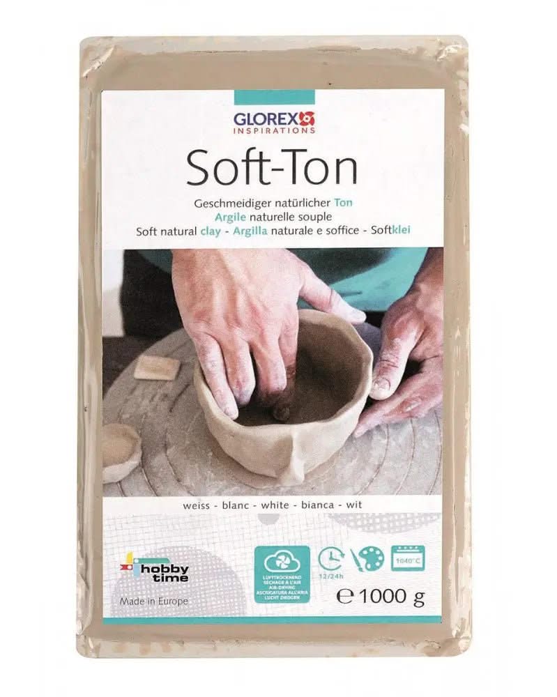 Soft-Ton weiss 1000g - Kidis Art