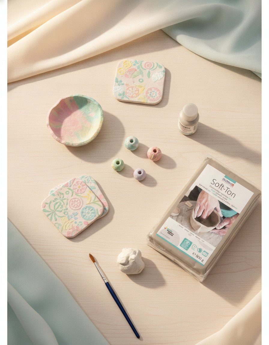 Soft-Ton weiss 500g - Kidis Art
