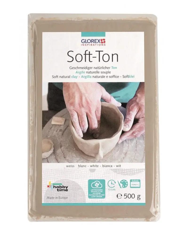 Soft-Ton weiss 500g - Kidis Art