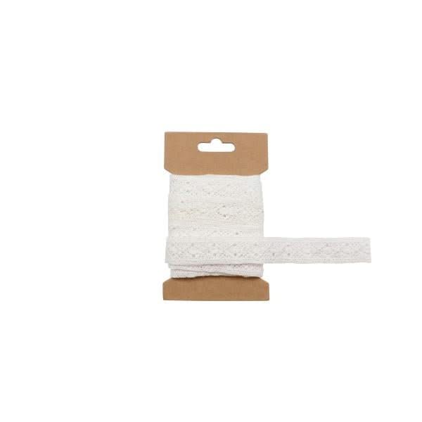 Spitzenband, weiss 2,2cmx400cm - Kidis Art