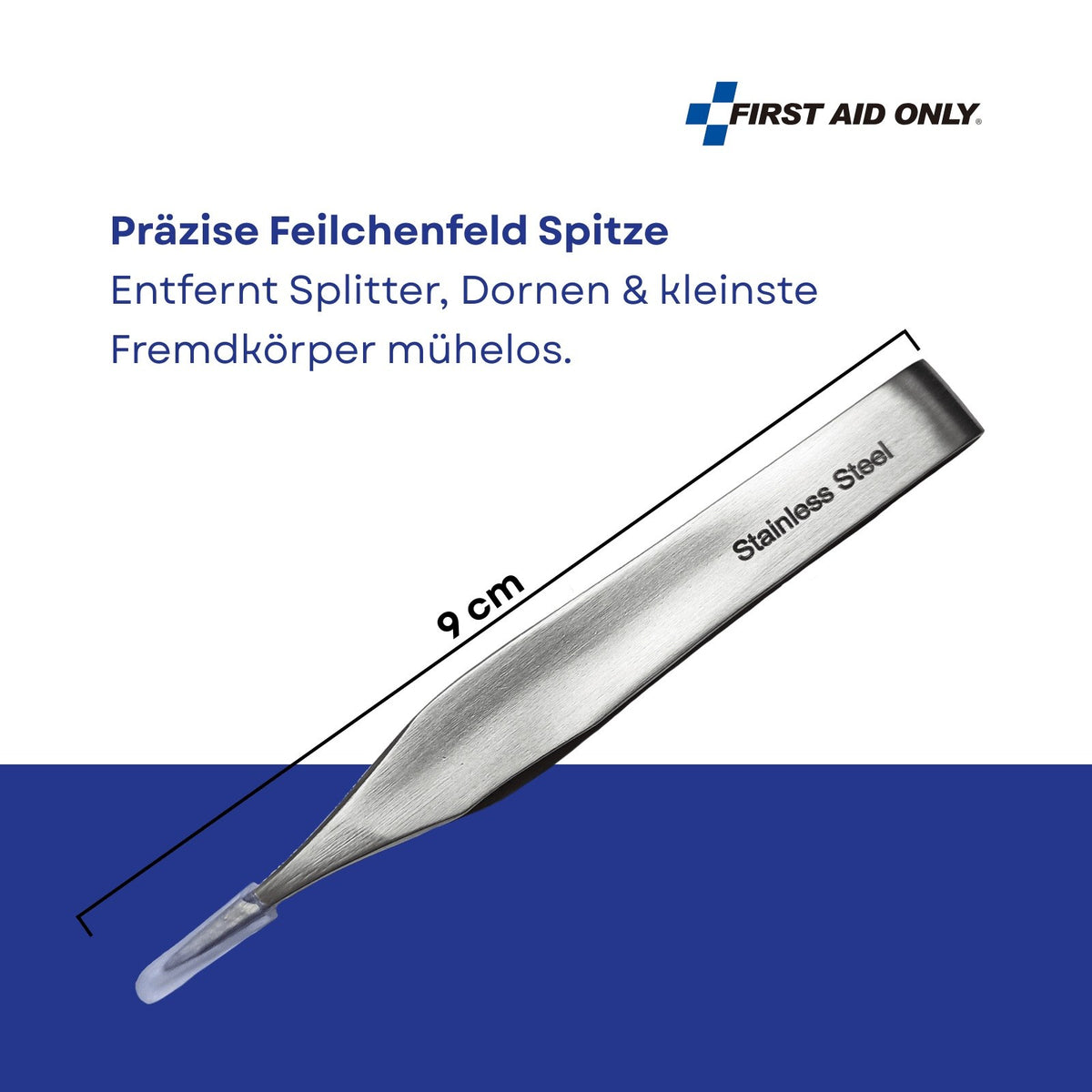 Splitterpinzette nach Feilchenfeld 9 cm - Kidis Art