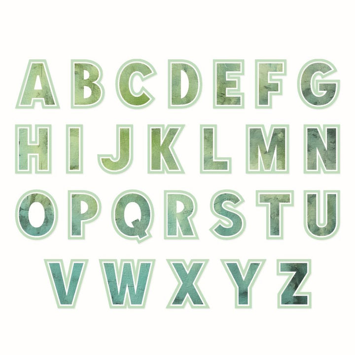 Stanzformen 52er Set Alphabet A - Z by 49 and Market - Kidis Art