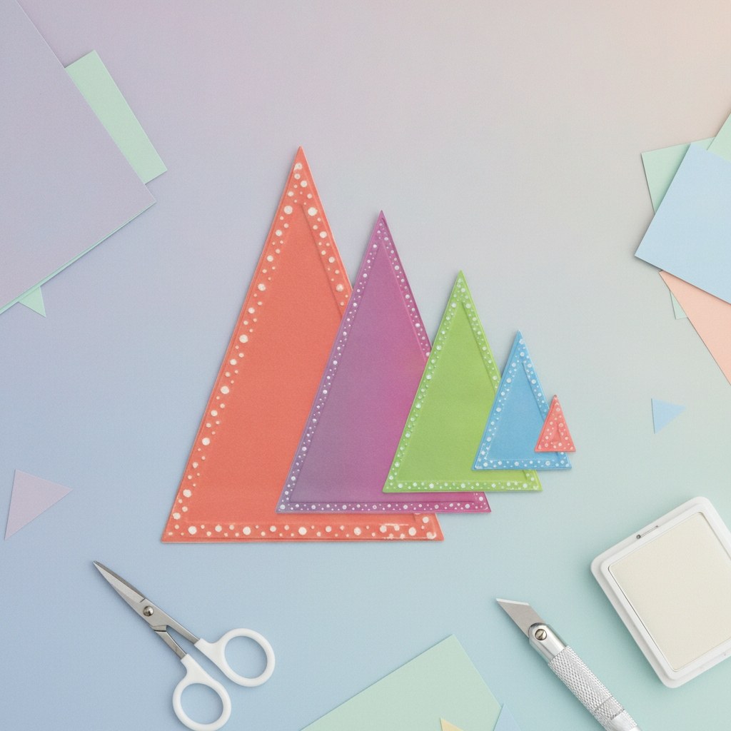Stanzformen-Set 16 Stück - Fantasievolle Framelits, Patti's Perfect Triangles von Stacey Park - Kidis Art