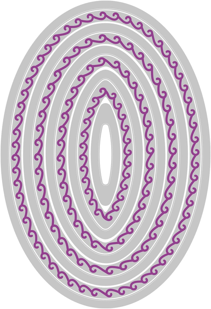 Stanzset 9 Stück - Clare Classic Ovals by Stacey Park - Kidis Art