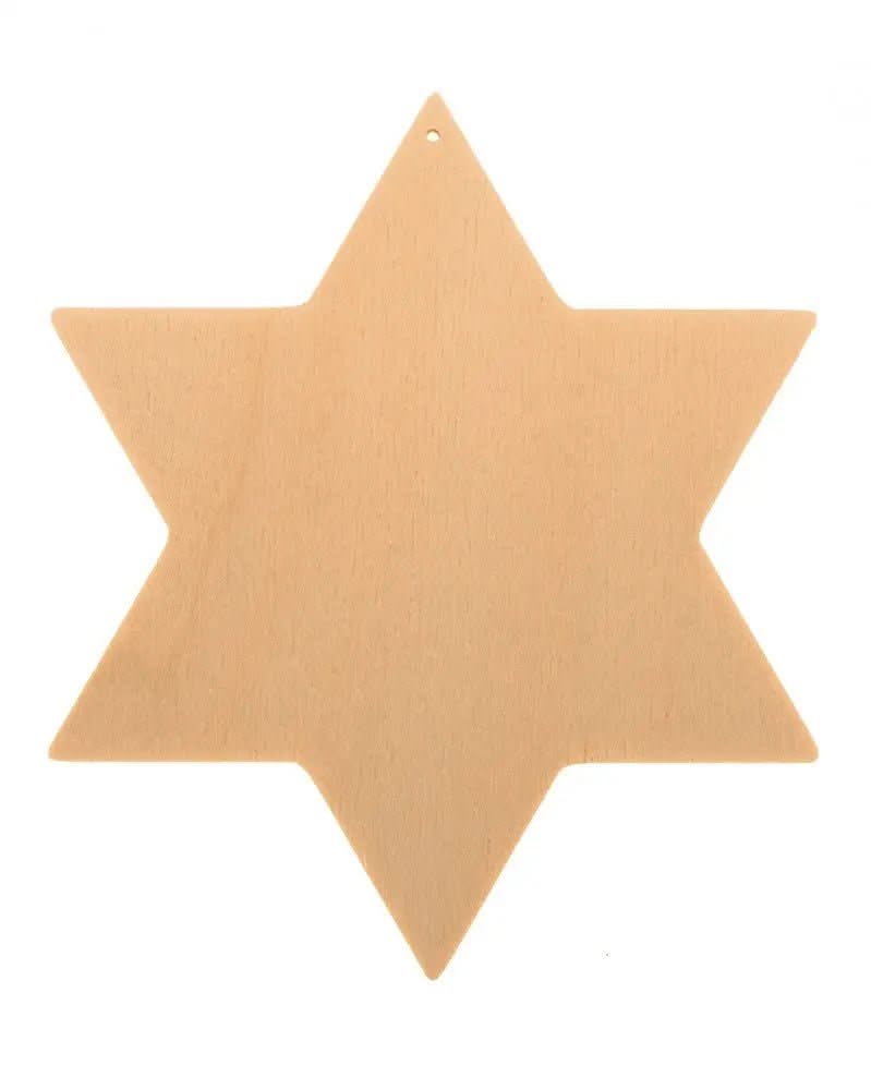 Holzstern 12cm, 3 Stück - Kidis Art