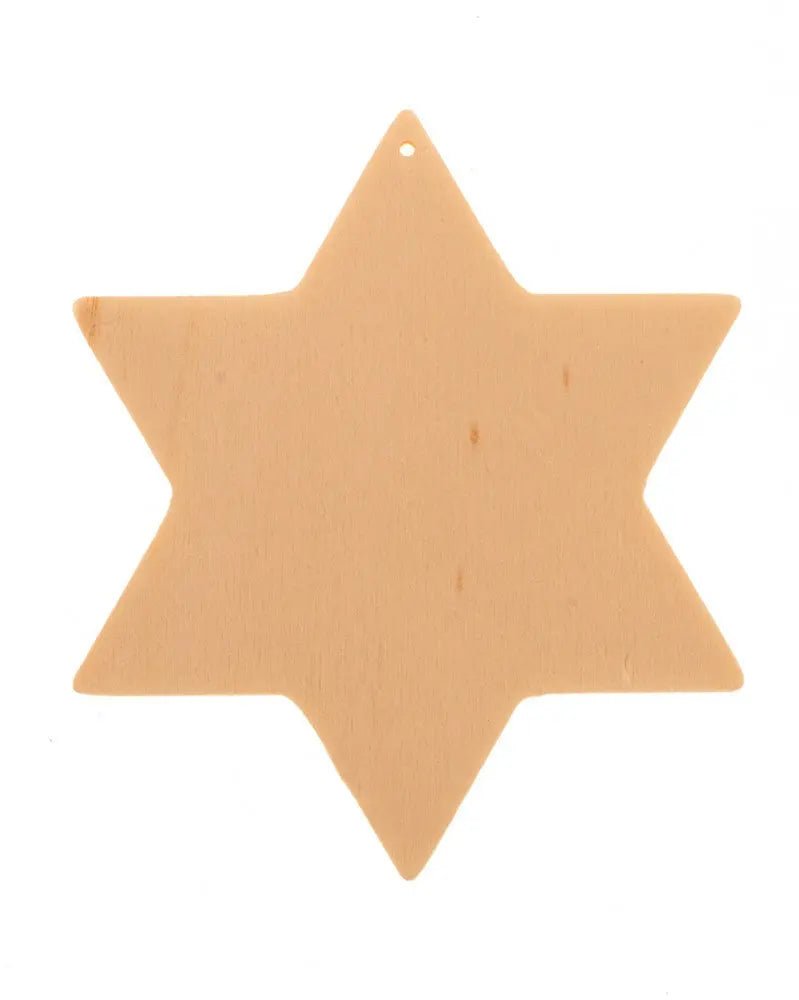Stern 8cm 4St Pappel - Kidis Art