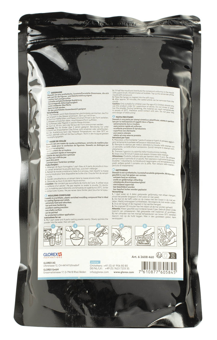 Stewalin schwarz 1kg - Kidis Art
