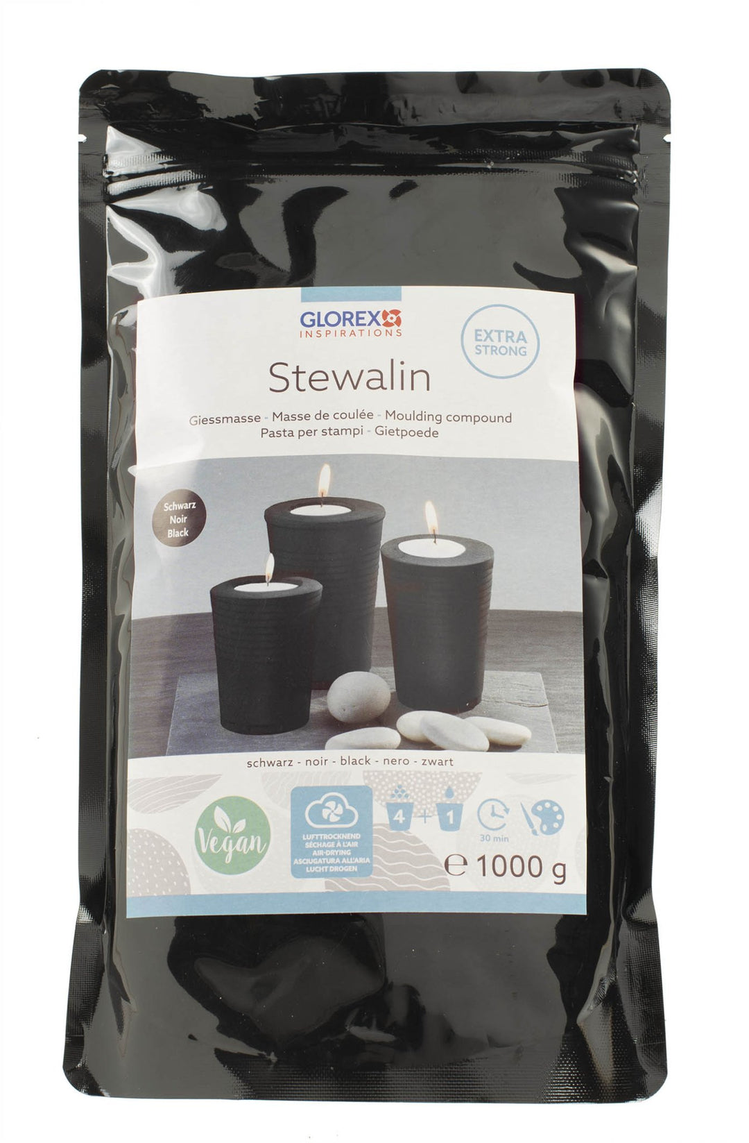 Stewalin schwarz 1kg - Kidis Art