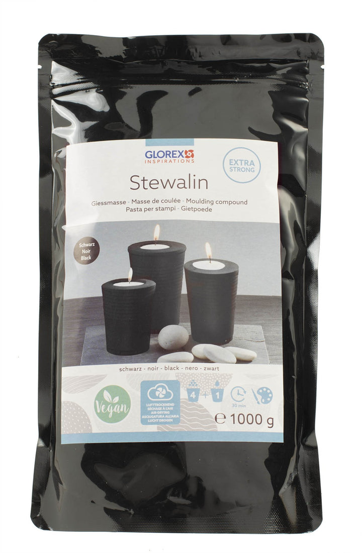 Stewalin schwarz 1kg - Kidis Art