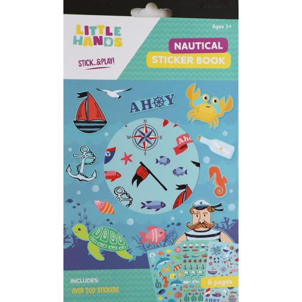 Sticker-Buch, Maritim 6 Seiten - Kidis Art