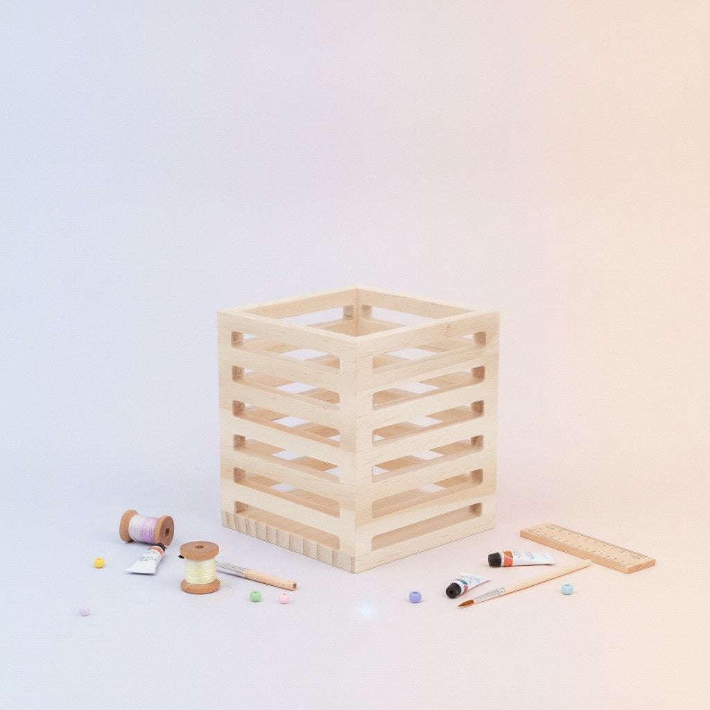 Stiftehalter, 9,6x8,9x8,9cm - Kidis Art