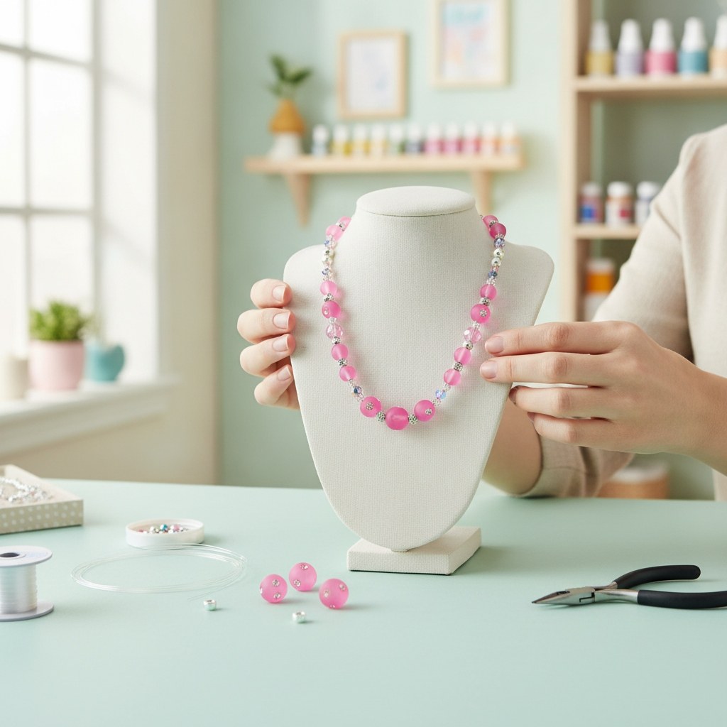 Strassperle 8mm Swarovski pink matt - Kidis Art
