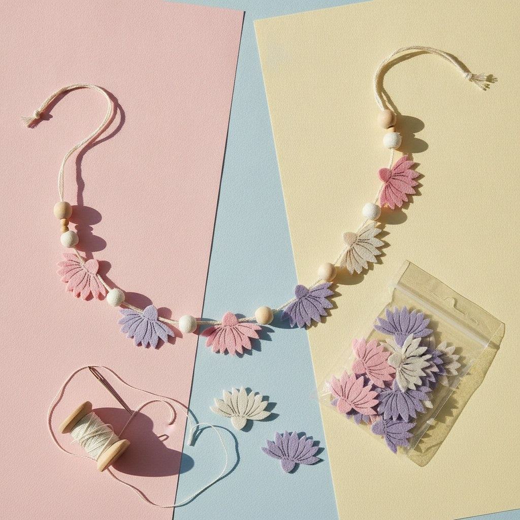 Streuteile Blumen, 3cm, 12St. Holz, lila-mix, FSC - Kidis Art