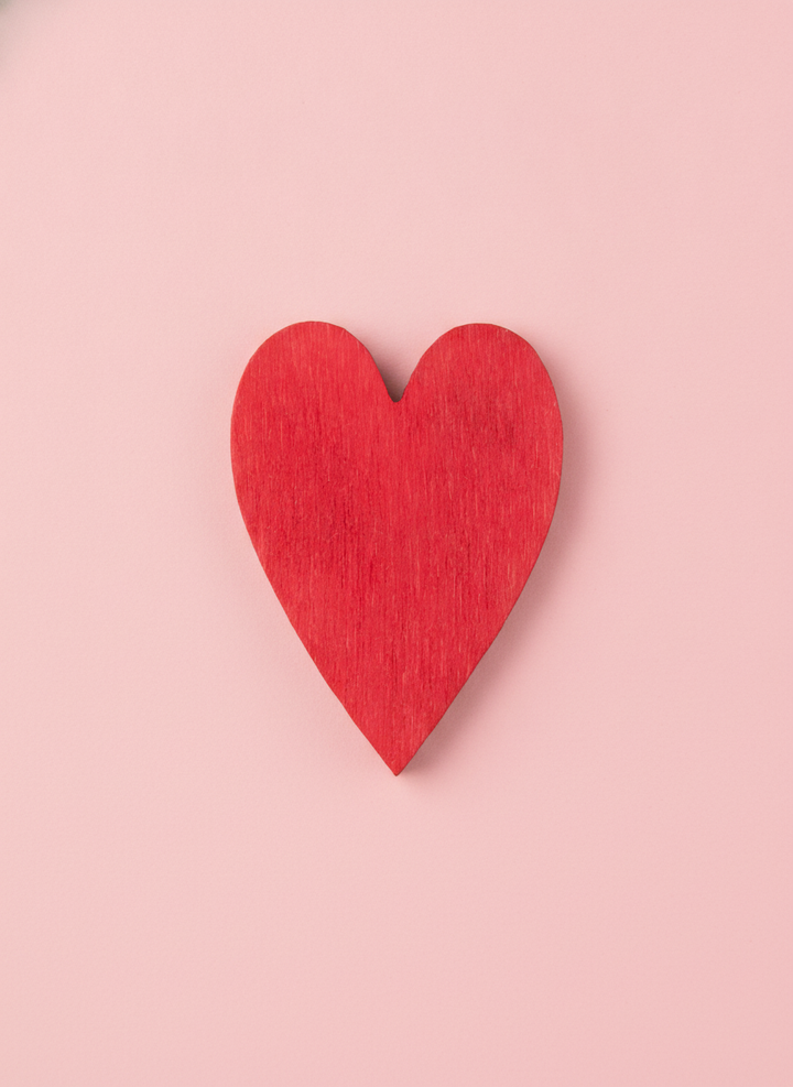 Streuteile Herz, rot 2,5cm, 18St., FSC - Kidis Art