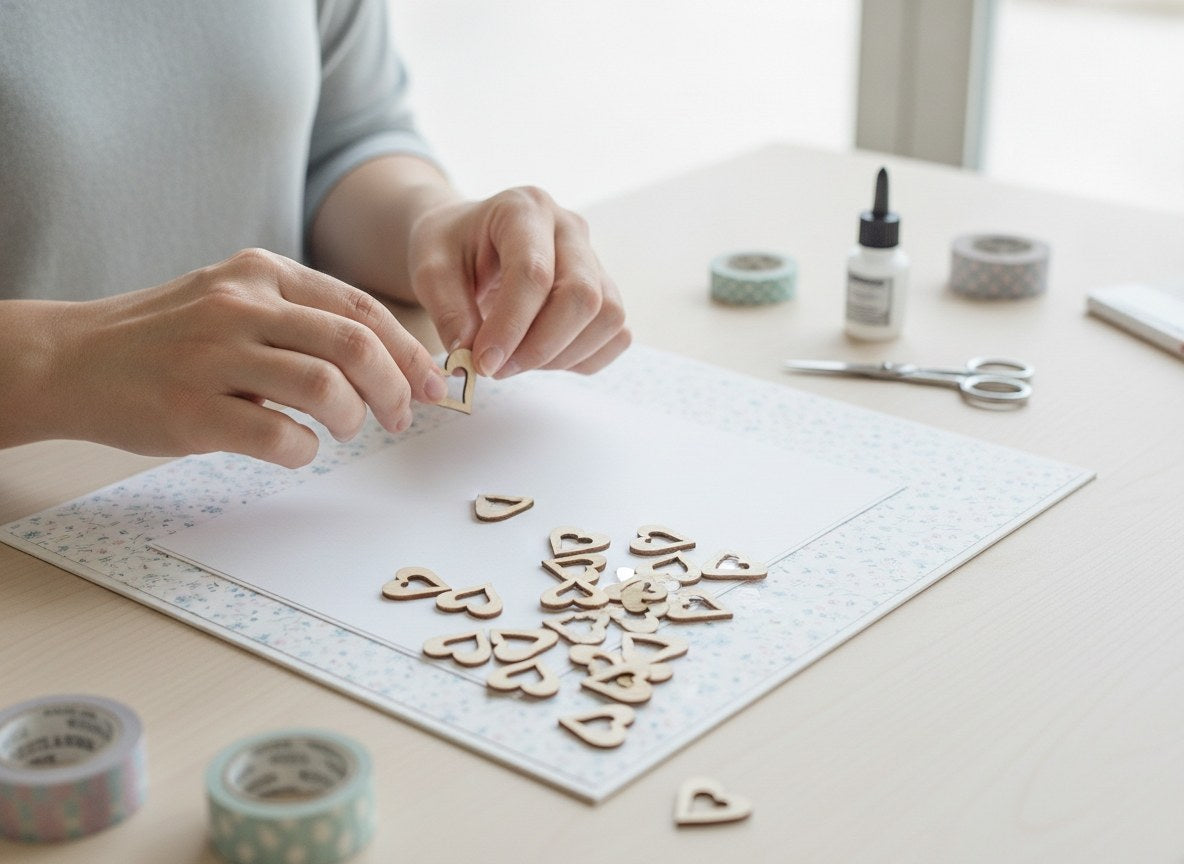 Streuteile Herzen offen 12St. - Kidis Art