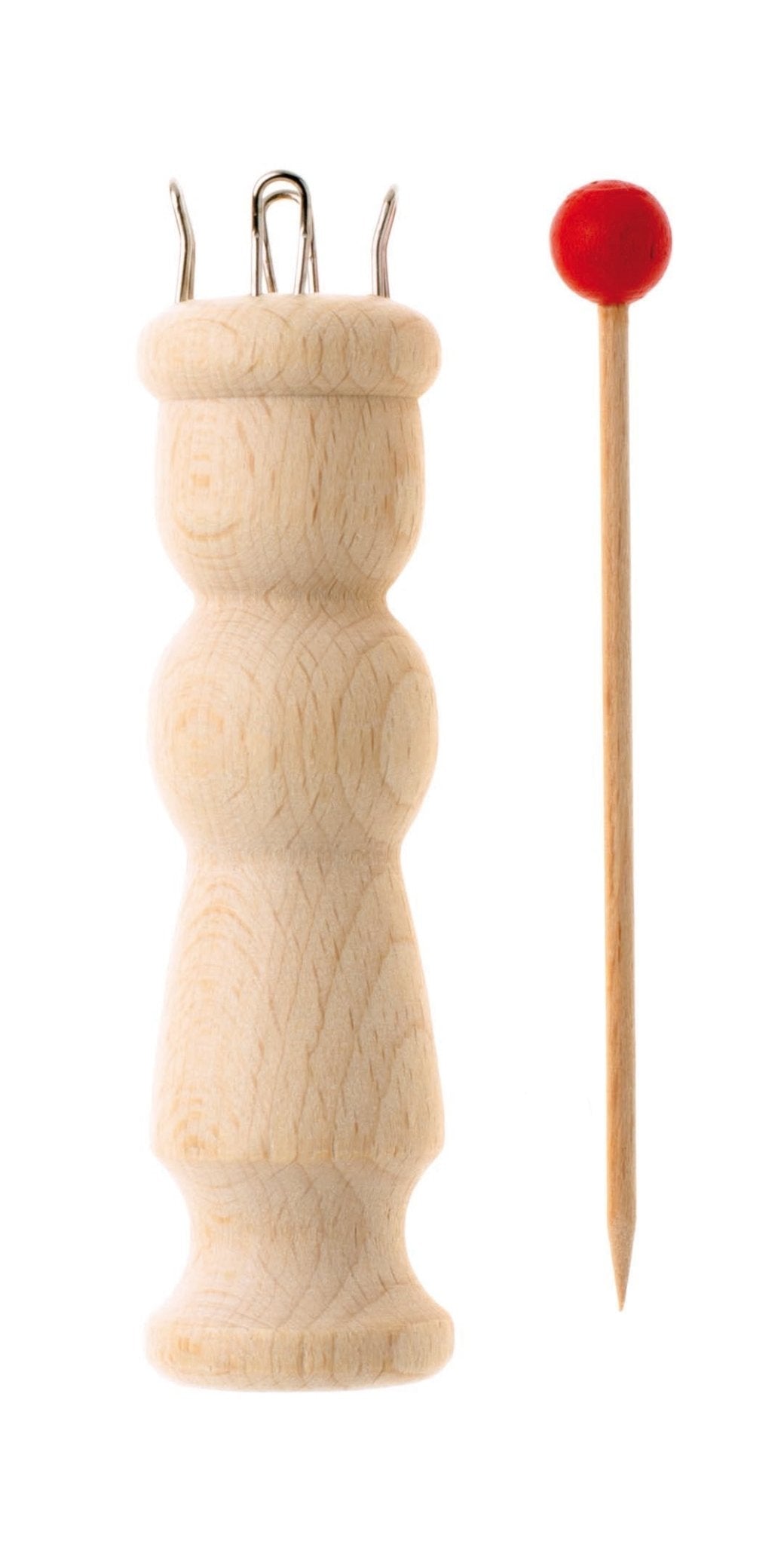 Strickliesel mit Nadel 30mm 11,5cm 4 Metallschl. - Kidis Art