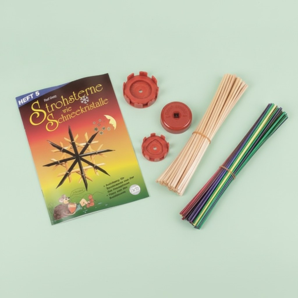 Stroh-Komplett-Set mit Heft 5 inkl. Legeformen und Spalter - Kidis Art