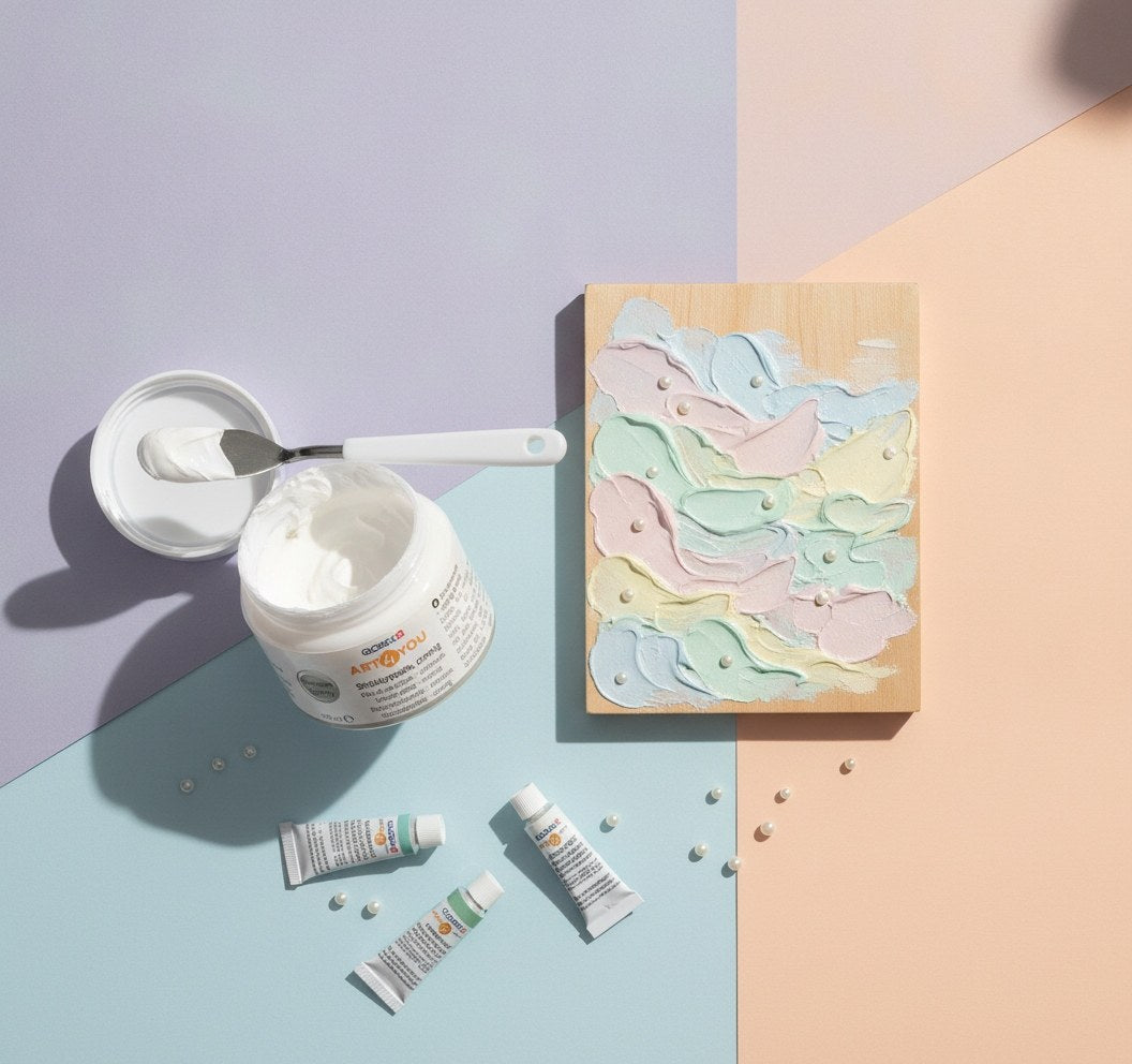 Strukturpaste cremig 150ml, Premium Qualtiät - Kidis Art