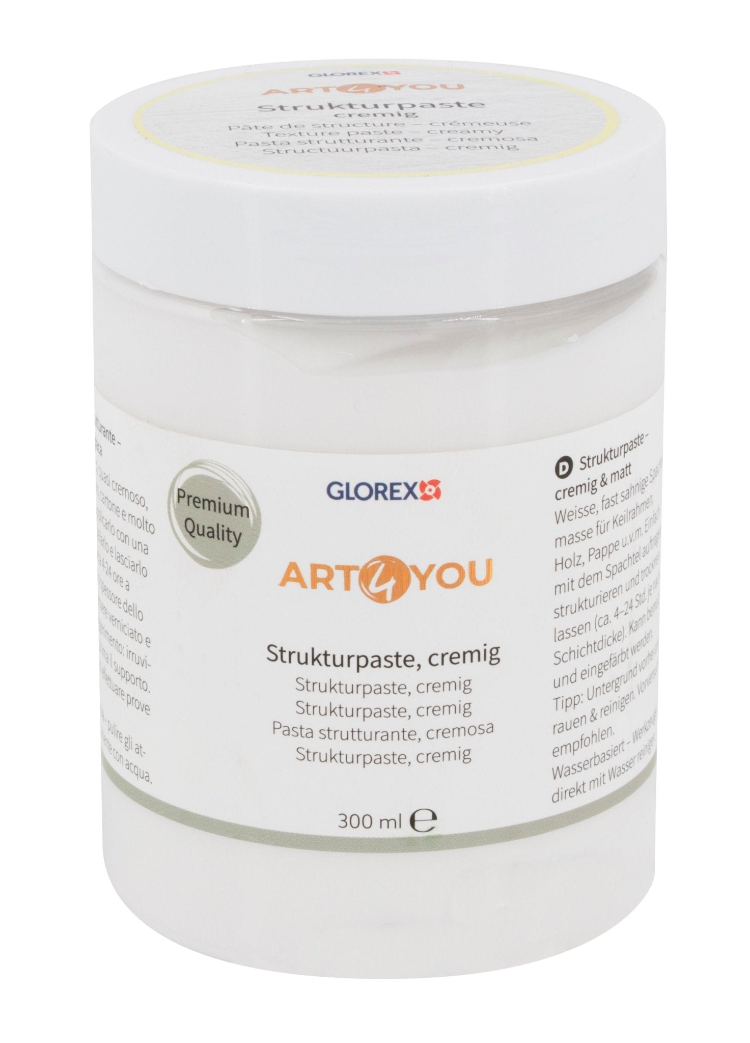 Strukturpaste cremig 300ml, Premium Qualtiät - Kidis Art