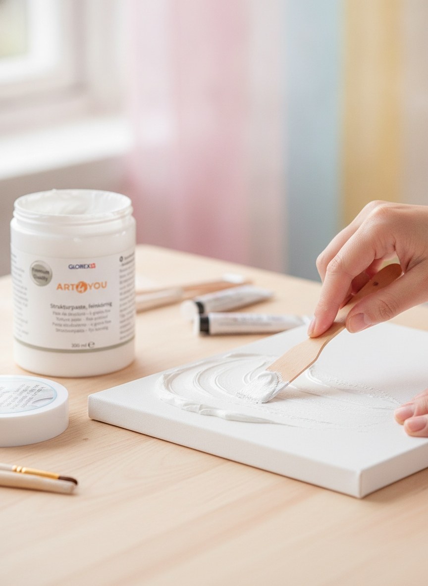 Strukturpaste feinkörnig 300ml, Premium Qualtiät - Kidis Art
