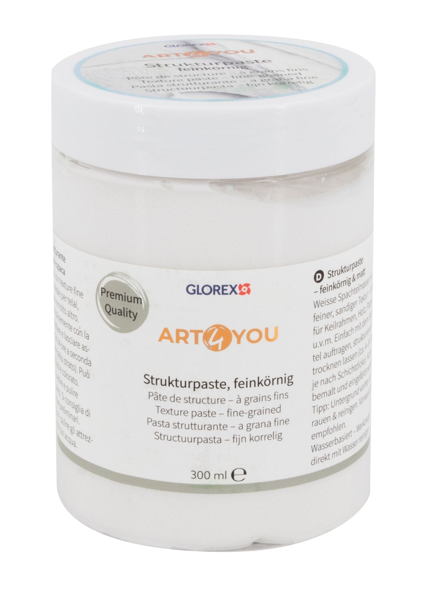 Strukturpaste feinkörnig 300ml, Premium Qualtiät - Kidis Art