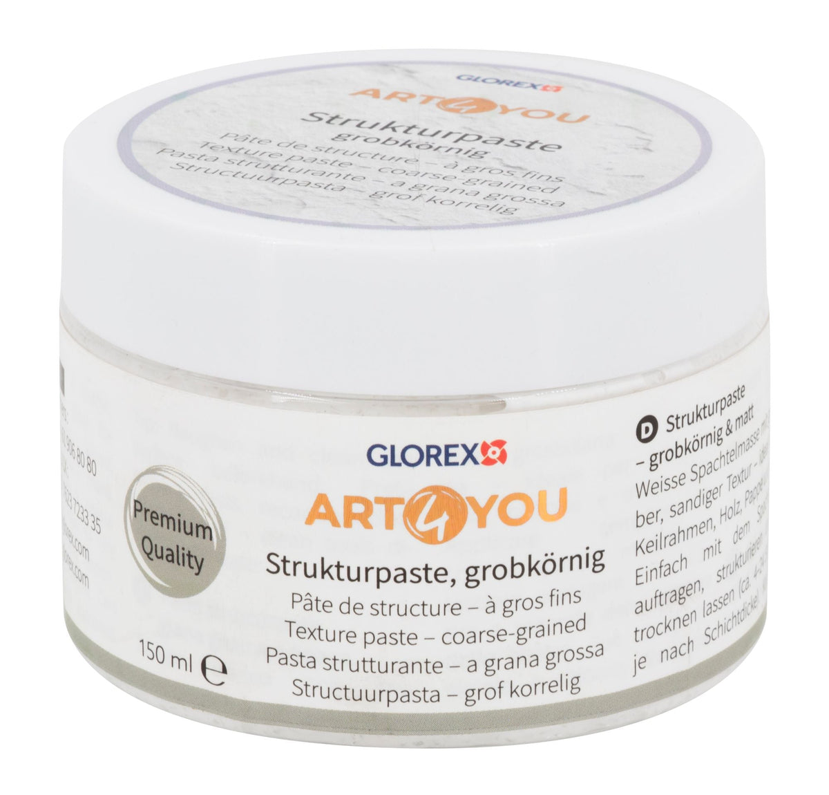 Strukturpaste grobkörnig 150ml, Premium Qualtiät - Kidis Art