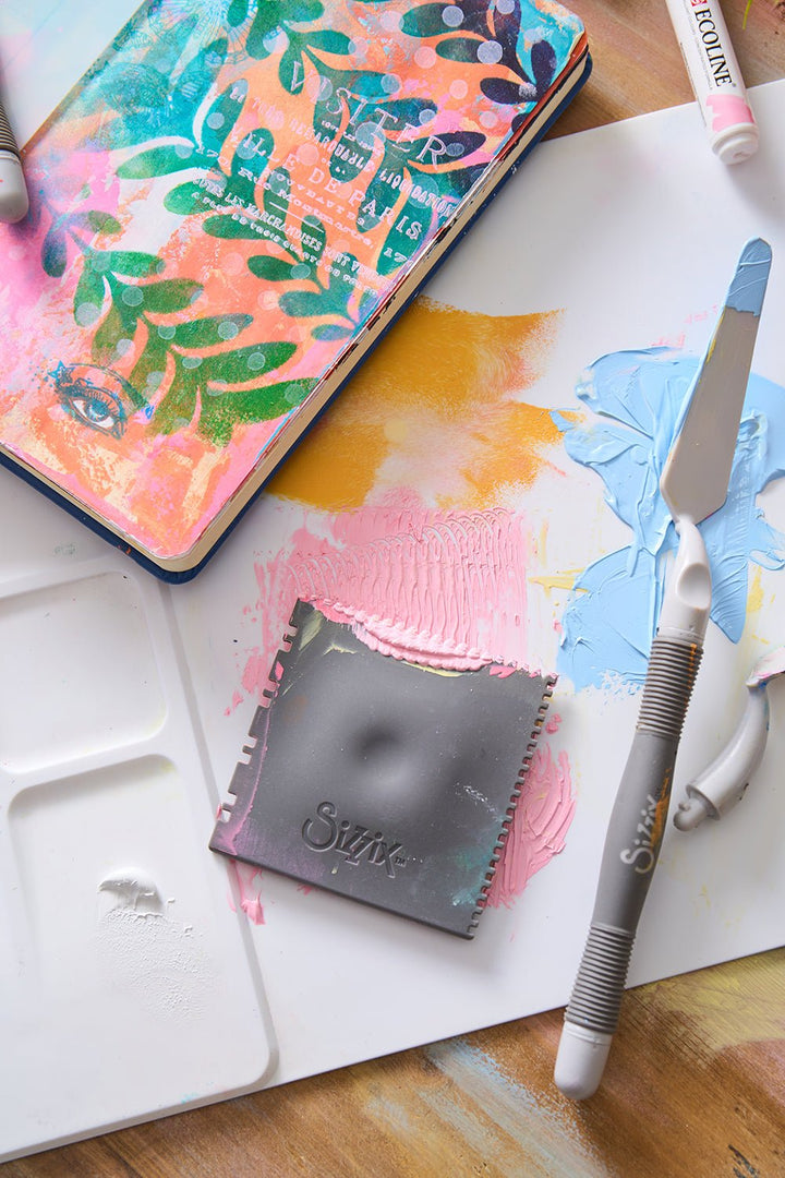 Studio Making Tool Texture Tool, 3" x 3", Grau - Kidis Art