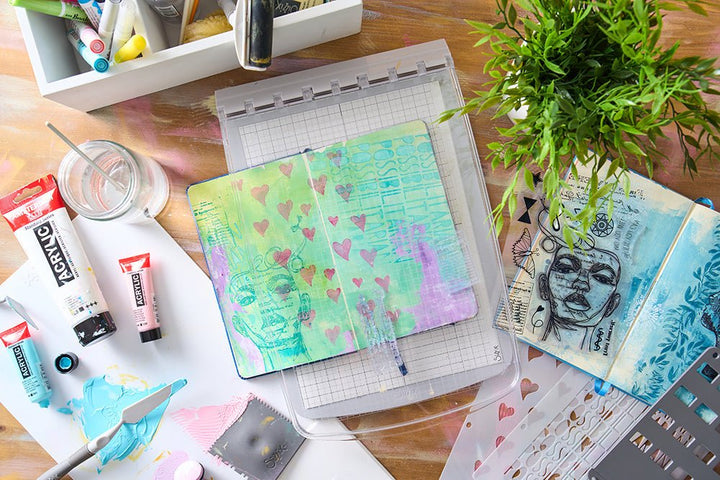 Studio Stempelset 13er-Pack / 3er-Pack Schablonen - "Possibilitarian" von Cat Kerr - Kidis Art