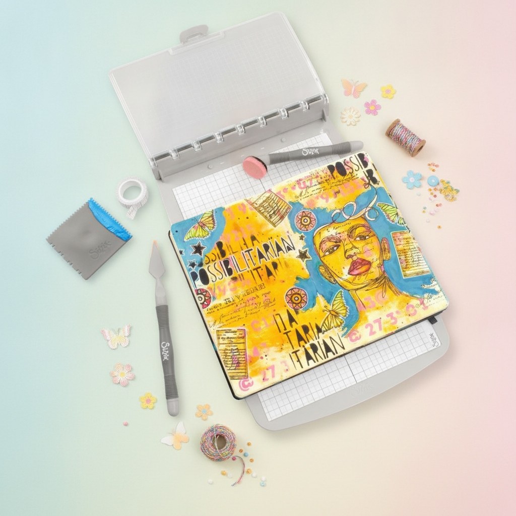 Studio Stempelset 13er-Pack / 3er-Pack Schablonen - "Possibilitarian" von Cat Kerr - Kidis Art