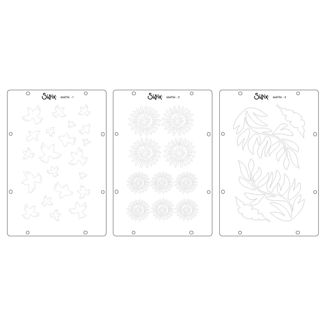 Studio Stempelset 5er-Pack / 3er-Pack Schablonen - "Ikigai" von Cat Kerr - Kidis Art