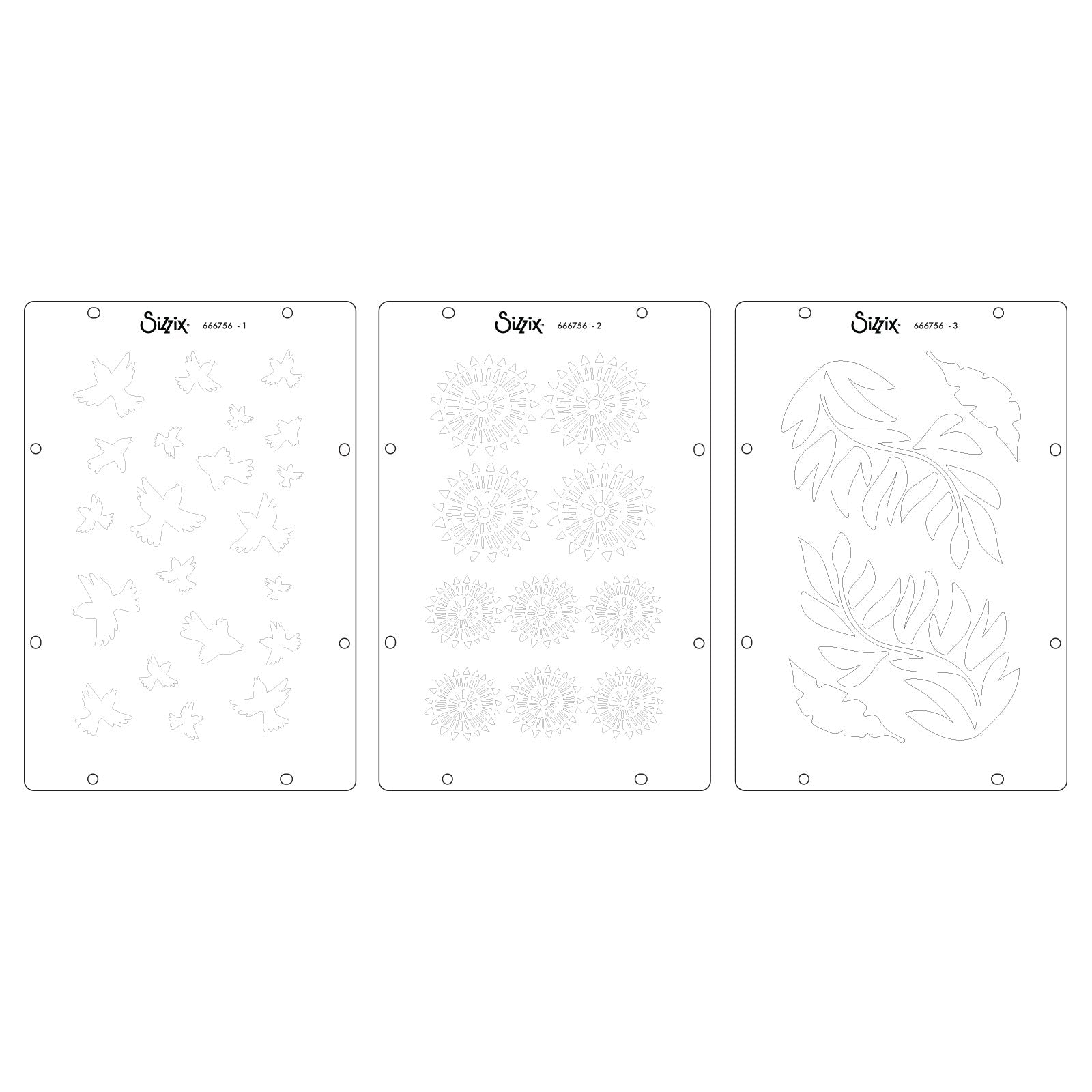 Studio Stempelset 5er-Pack / 3er-Pack Schablonen - "Ikigai" von Cat Kerr - Kidis Art